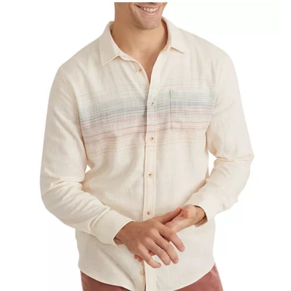 Marine Layer Button Down Long Sleeve NWOT - Picture 2 of 7